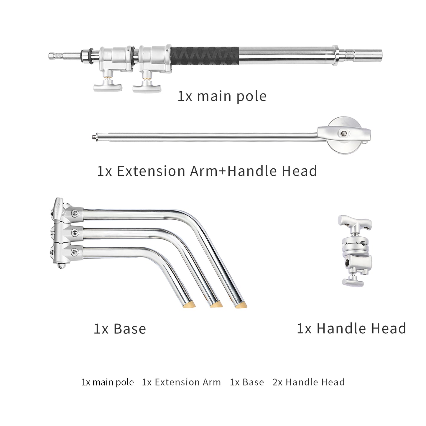 حامل C-Stand 20 إنش مع ذراع ومشبك – 20" C-Stand with Grip Head & Arm