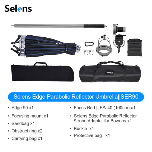 SER90 Edge Parabolic Reflector Kit – مجموعه العاكس البارابوليكي الحاد SER90