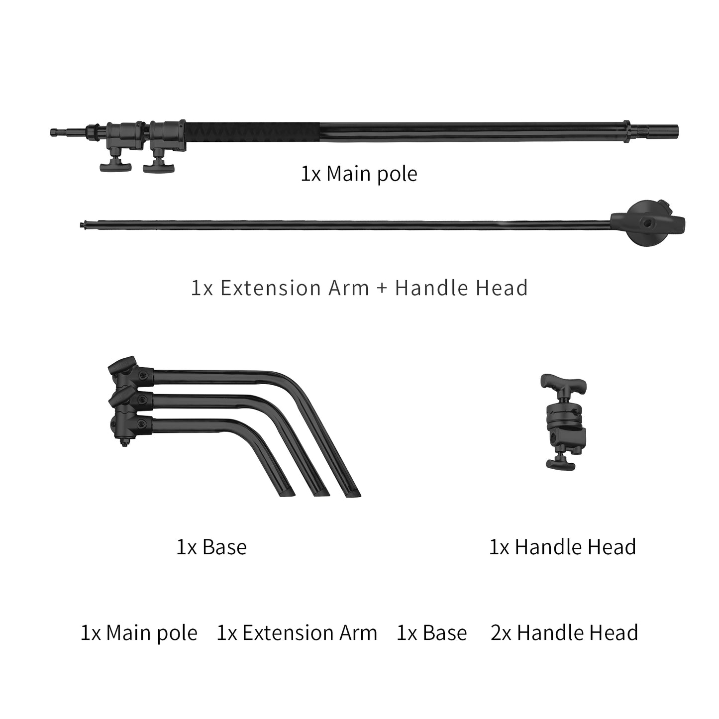 حامل C-Stand 40 إنش بقاعدة رجل متحركة – 40" C-Stand with Sliding Leg