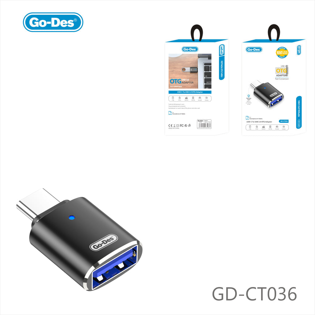 شاحن ومهايئ USB-C OTG Adapter Godes | USB-C OTG Adapter Godes
