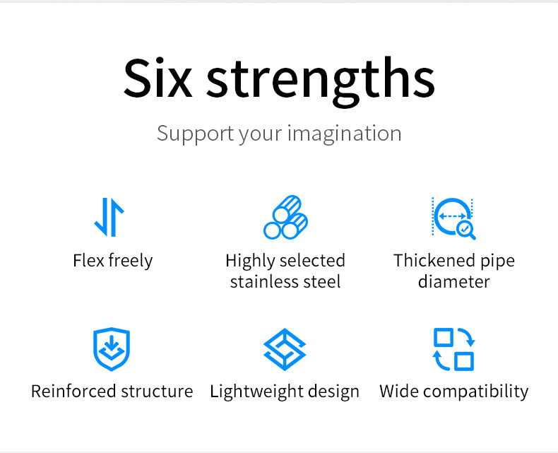 حامل الستانلس ستيل خفيف الوزن بطول 2.8 متر – 2.8m Stainless Steel Lightweight Light & Camera Stand