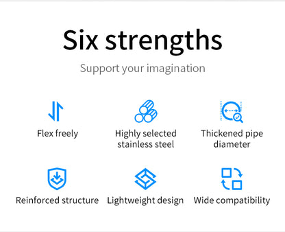 حامل الستانلس ستيل خفيف الوزن بطول 2.8 متر – 2.8m Stainless Steel Lightweight Light & Camera Stand