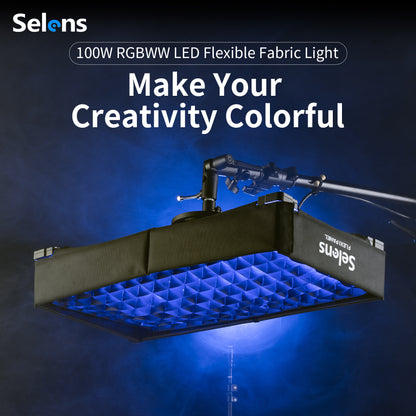 Flexipanel 100S Pro 100W RGBWW LED Flexible Fabric Light -  إضاءة قماشيه قابله للطي ١٠٠ واط