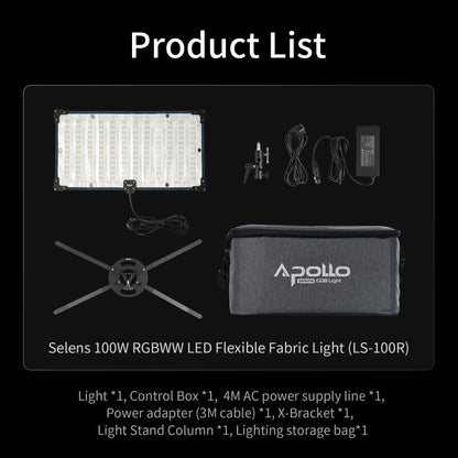 Flexipanel 100S Pro 100W RGBWW LED Flexible Fabric Light -  إضاءة قماشيه قابله للطي ١٠٠ واط