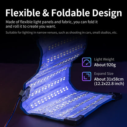 Flexipanel 100S Pro 100W RGBWW LED Flexible Fabric Light -  إضاءة قماشيه قابله للطي ١٠٠ واط