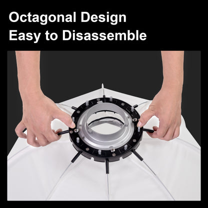 Octagon Bounce Softbox 110 cm | سوفت بوكس عاكس ثماني