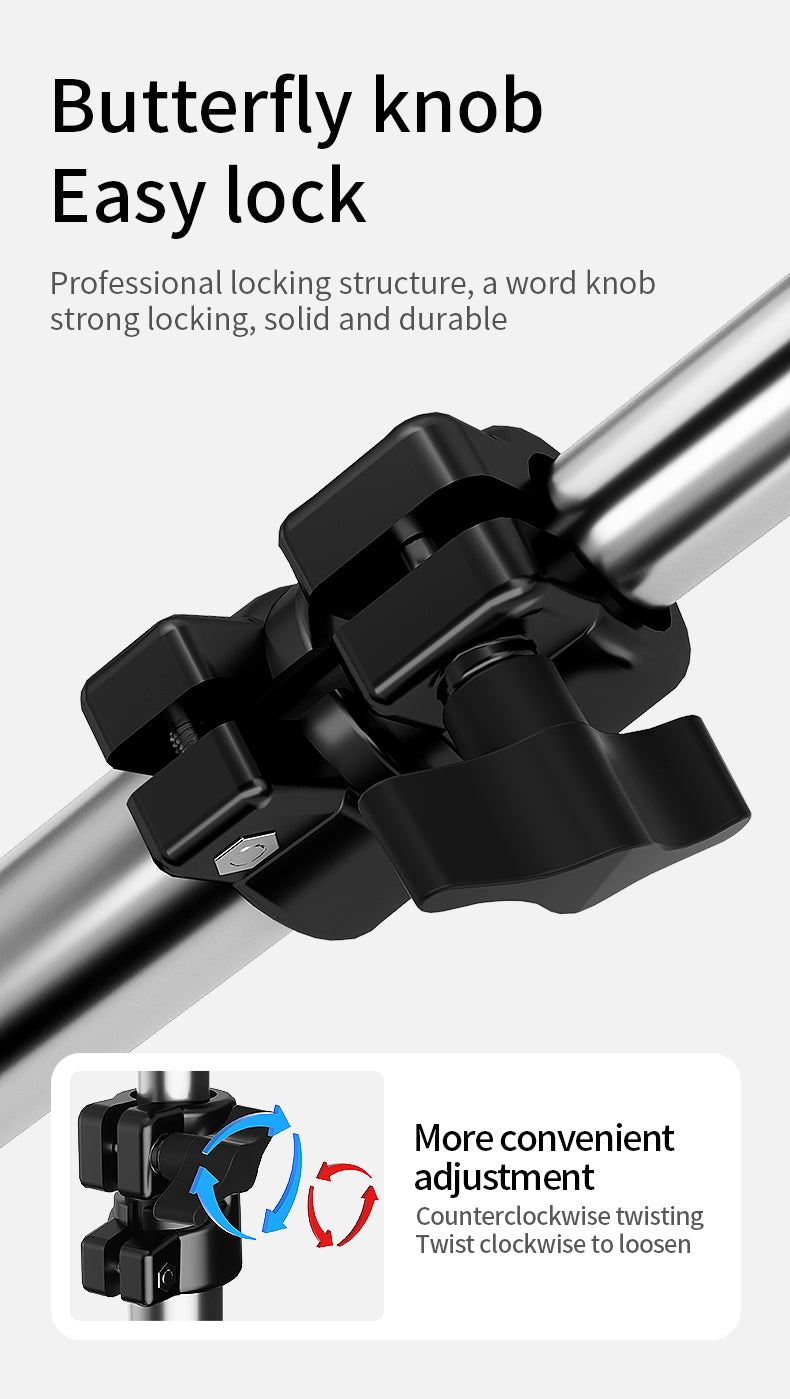 حامل الستانلس ستيل خفيف الوزن بطول 2.8 متر – 2.8m Stainless Steel Lightweight Light & Camera Stand