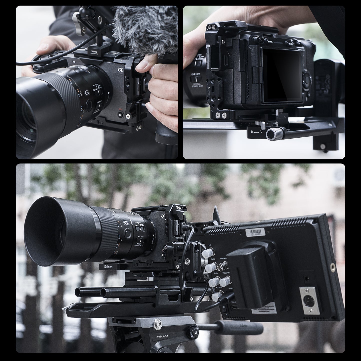 هيكل حماية للكاميرات سوني FX3 / FX30 – Sony FX3 / FX30 Camera Cage