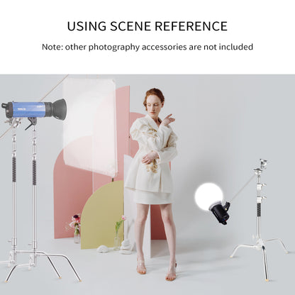 حامل C-Stand 20 إنش مع ذراع ومشبك – 20" C-Stand with Grip Head & Arm