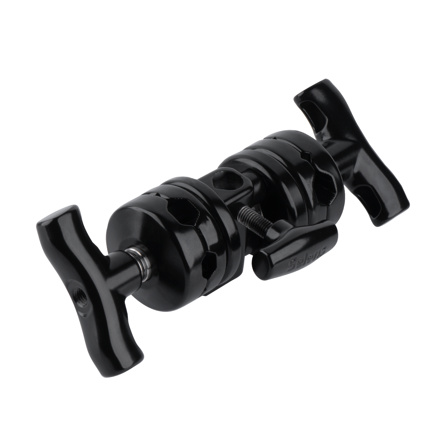 رأس تثبيت مزدوج (فضي / أسود) – Double Gag Grip Head (Silver / Black)