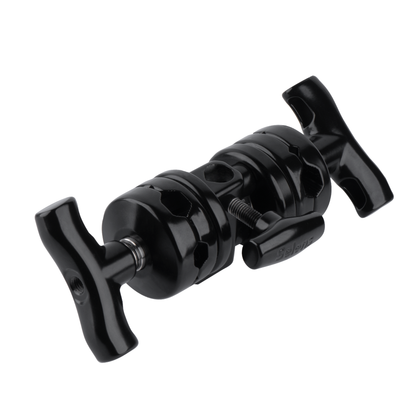 رأس تثبيت مزدوج (فضي / أسود) – Double Gag Grip Head (Silver / Black)