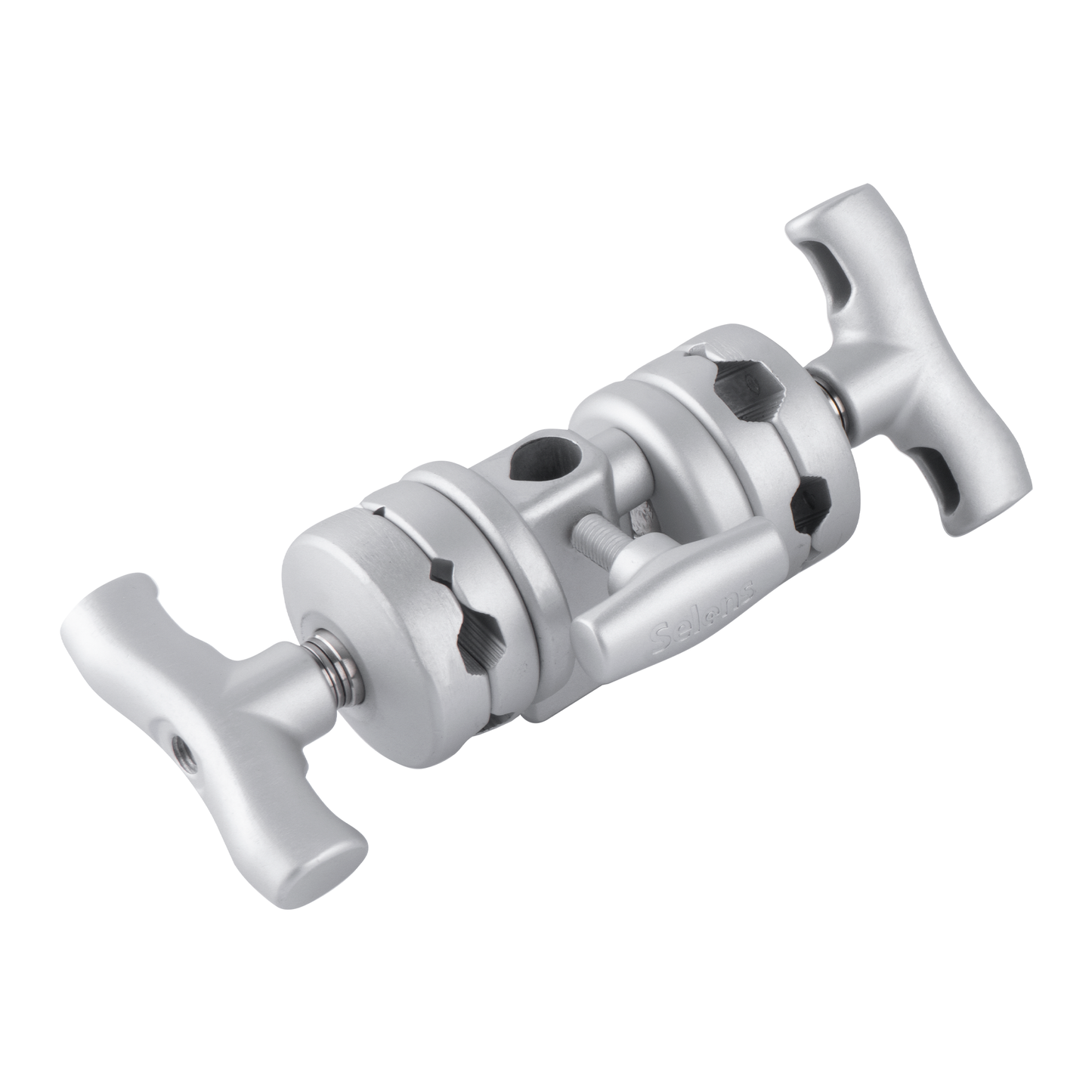 رأس تثبيت مزدوج (فضي / أسود) – Double Gag Grip Head (Silver / Black)