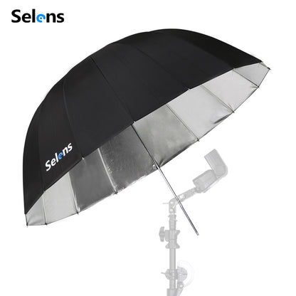 مظلة إضاءة واسعة فضية 33 إنش – 33" Wide Silver Umbrella