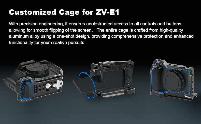هيكل حماية للكاميرا سوني ZV-E1  – Sony ZV-E1 Camera Cage