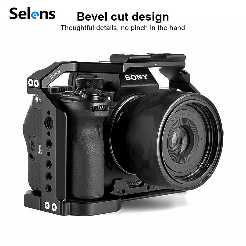 هيكل حماية للكاميرات سوني Alpha – Sony Alpha Camera Cage (A7 III / A7R III / A9 / A7 IV / A1 / A7S III / A7R IV / A7R V)