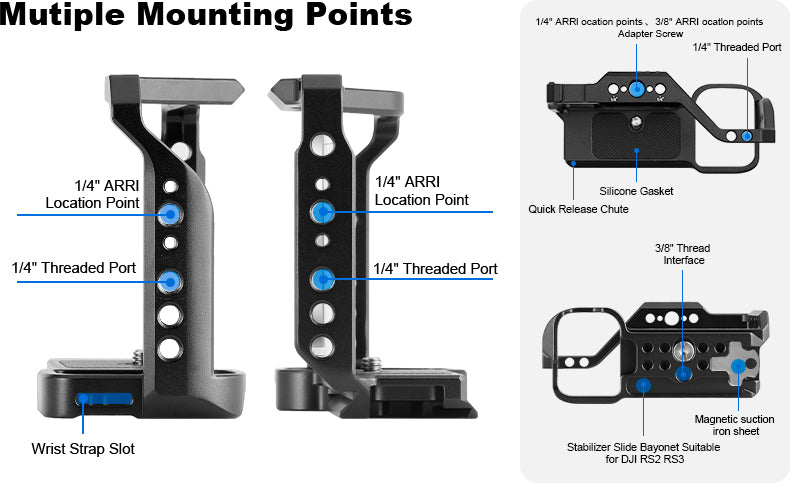 هيكل حماية للكاميرا سوني ZV-E1  – Sony ZV-E1 Camera Cage