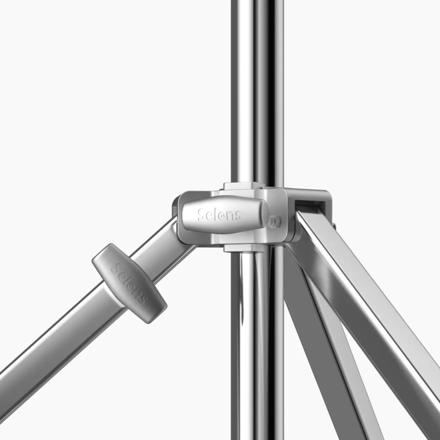 حامل قوي فضي – Silver Heavy Duty Stand (2.2m / 3m)