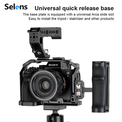 هيكل حماية للكاميرات سوني Alpha – Sony Alpha Camera Cage (A7 III / A7R III / A9 / A7 IV / A1 / A7S III / A7R IV / A7R V)