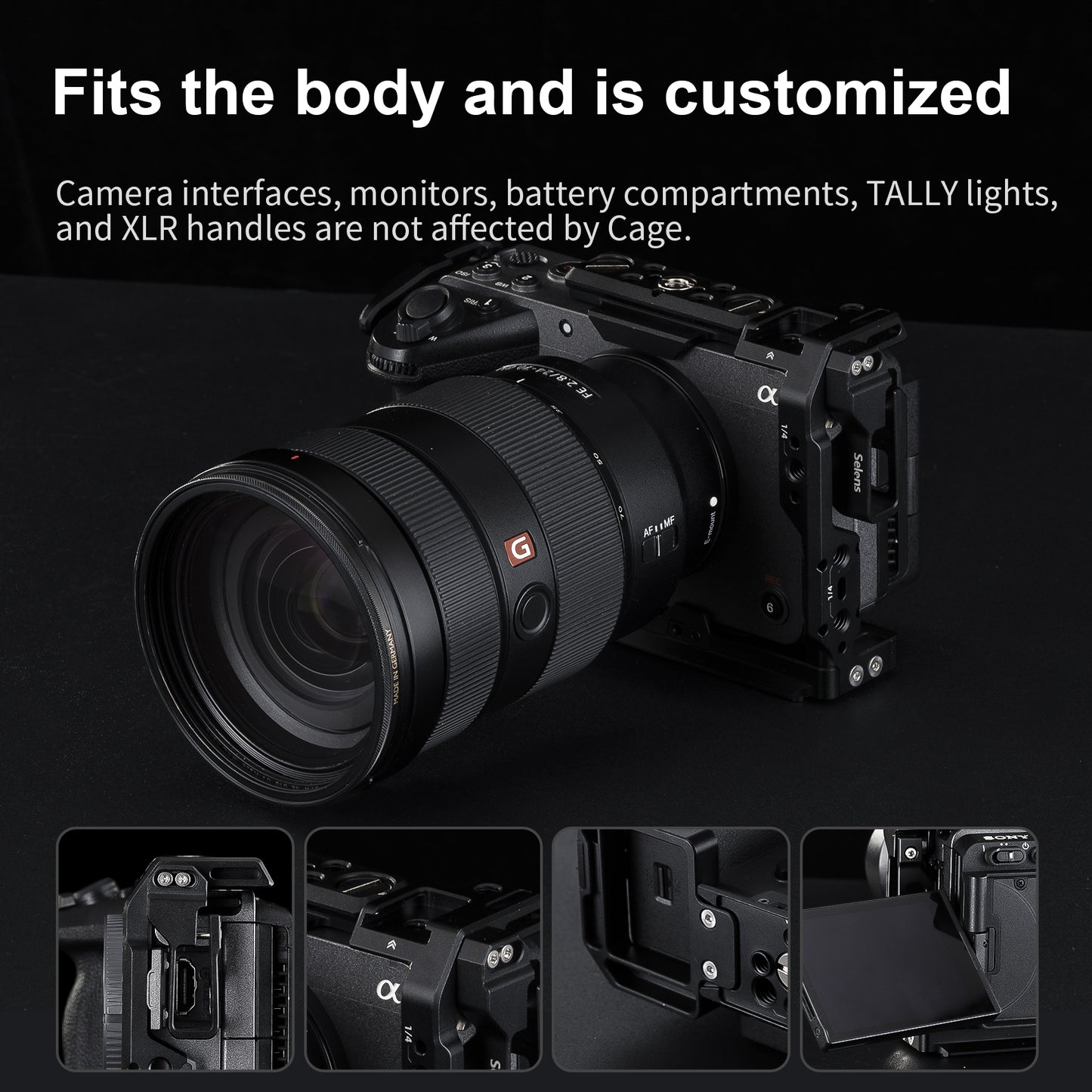 هيكل حماية للكاميرات سوني FX3 / FX30 – Sony FX3 / FX30 Camera Cage