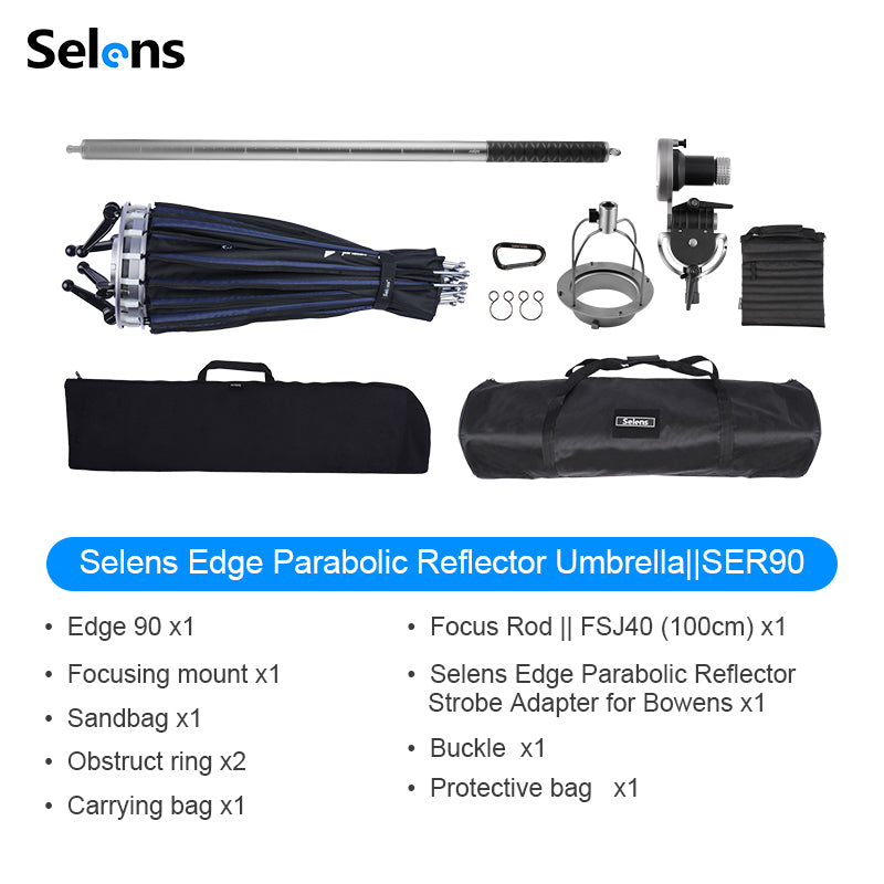 SER90 Edge Parabolic Reflector Kit – مجموعه العاكس البارابوليكي الحاد SER90