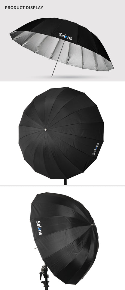 مظلة عاكسه فضية   Umbrella Deep Silver U51-R 130cm