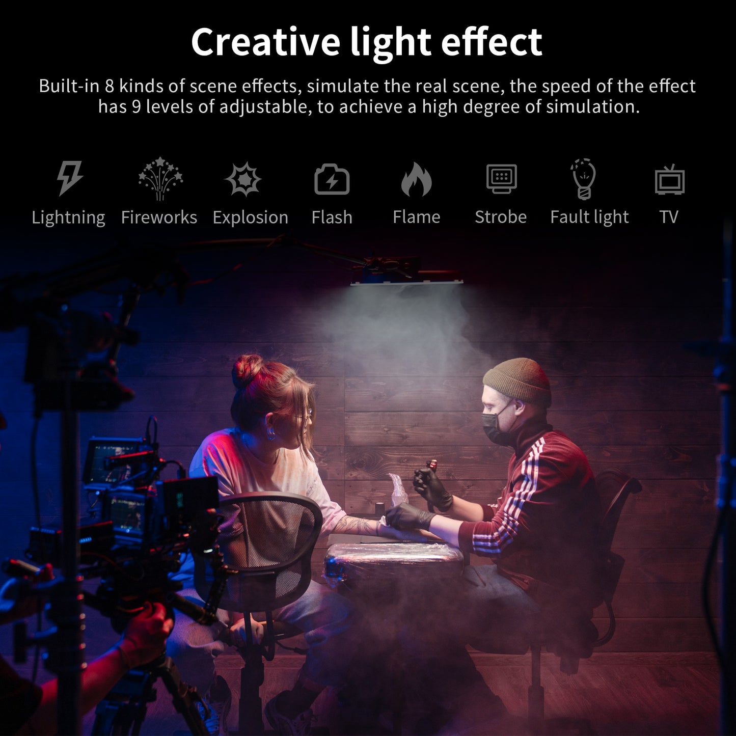 Apollo 200X 200W Bi-Color Point-Source LED - إضاءه استوديو ٢٠٠ واط بلونين