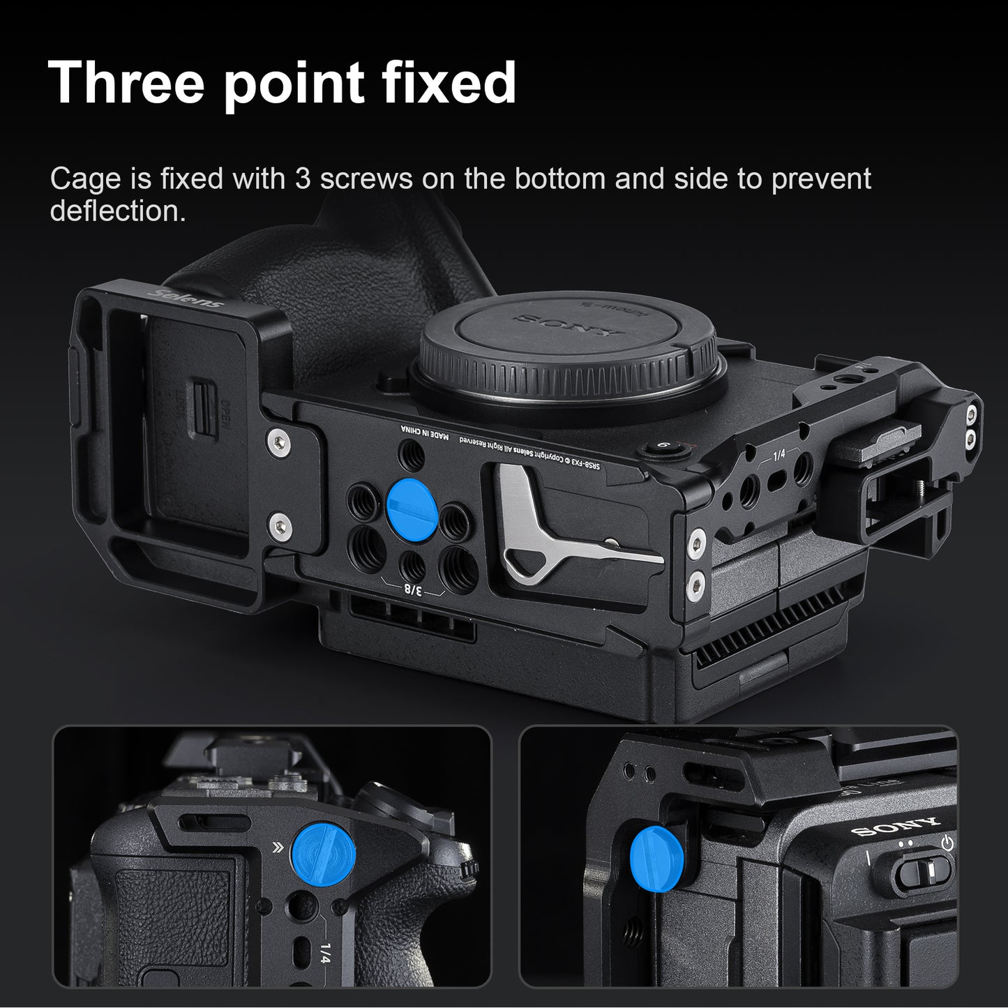 هيكل حماية للكاميرات سوني FX3 / FX30 – Sony FX3 / FX30 Camera Cage