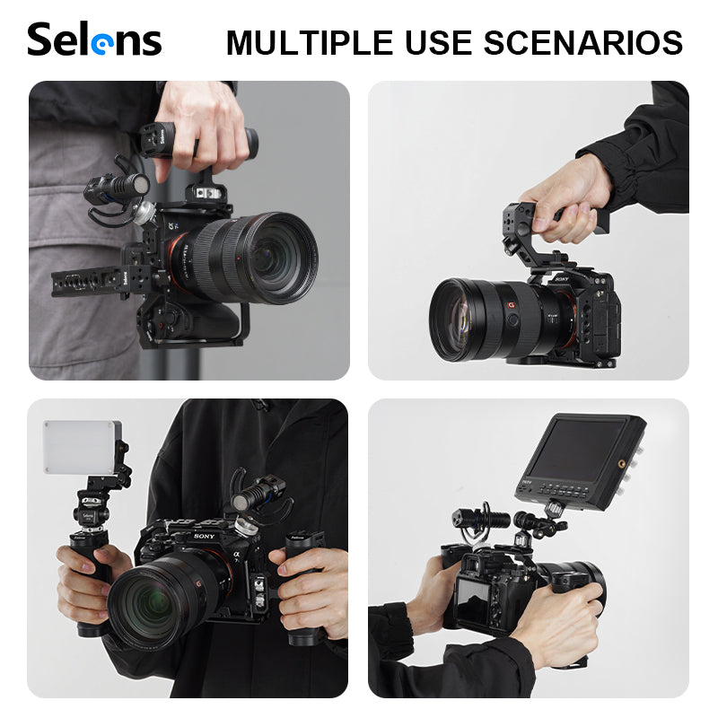 هيكل حماية للكاميرات سوني Alpha – Sony Alpha Camera Cage (A7 III / A7R III / A9 / A7 IV / A1 / A7S III / A7R IV / A7R V)