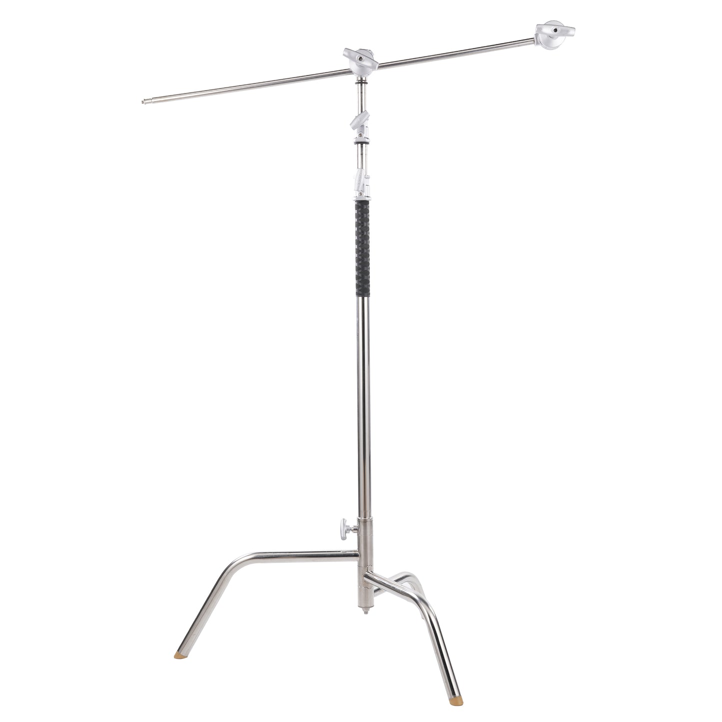 حامل C-Stand من الستانلس ستيل مع ذراع ومشبك – Stainless Steel C-Stand with Grip Head & Arm