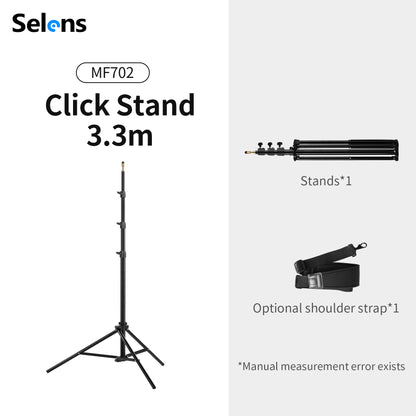 Click Stand 3.3 m – ستاند تصوير احترافي قابل للطي 3.3 متر