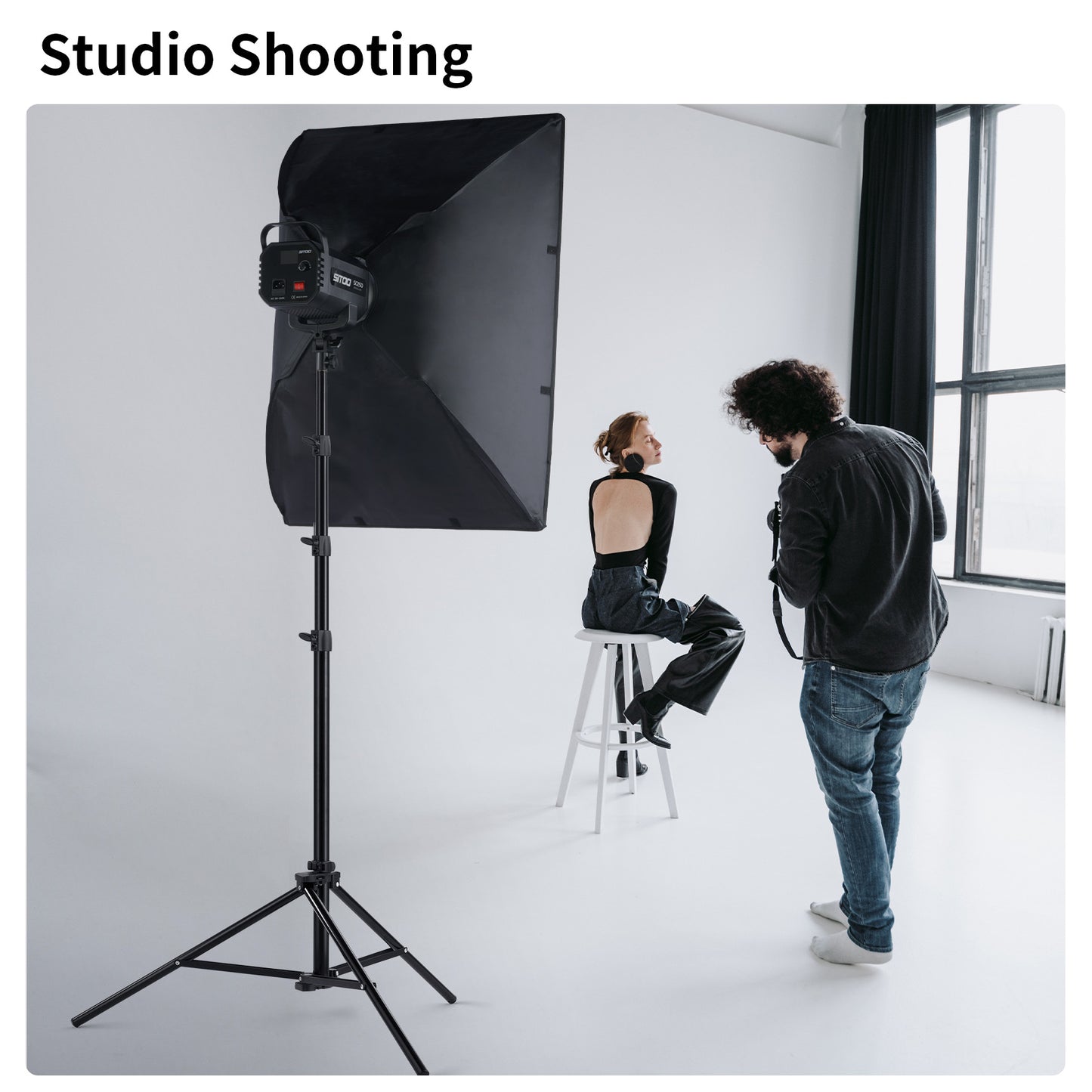 Click Stand 3.3 m – ستاند تصوير احترافي قابل للطي 3.3 متر