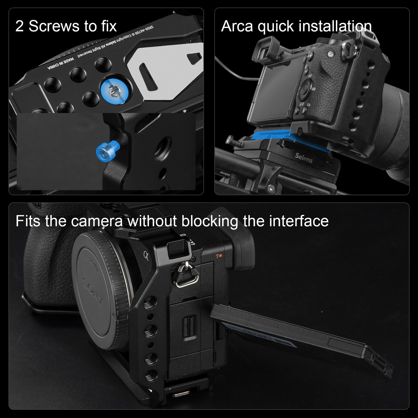 هيكل حماية للكاميرا سوني A6700 – Sony A6700 Camera Cage