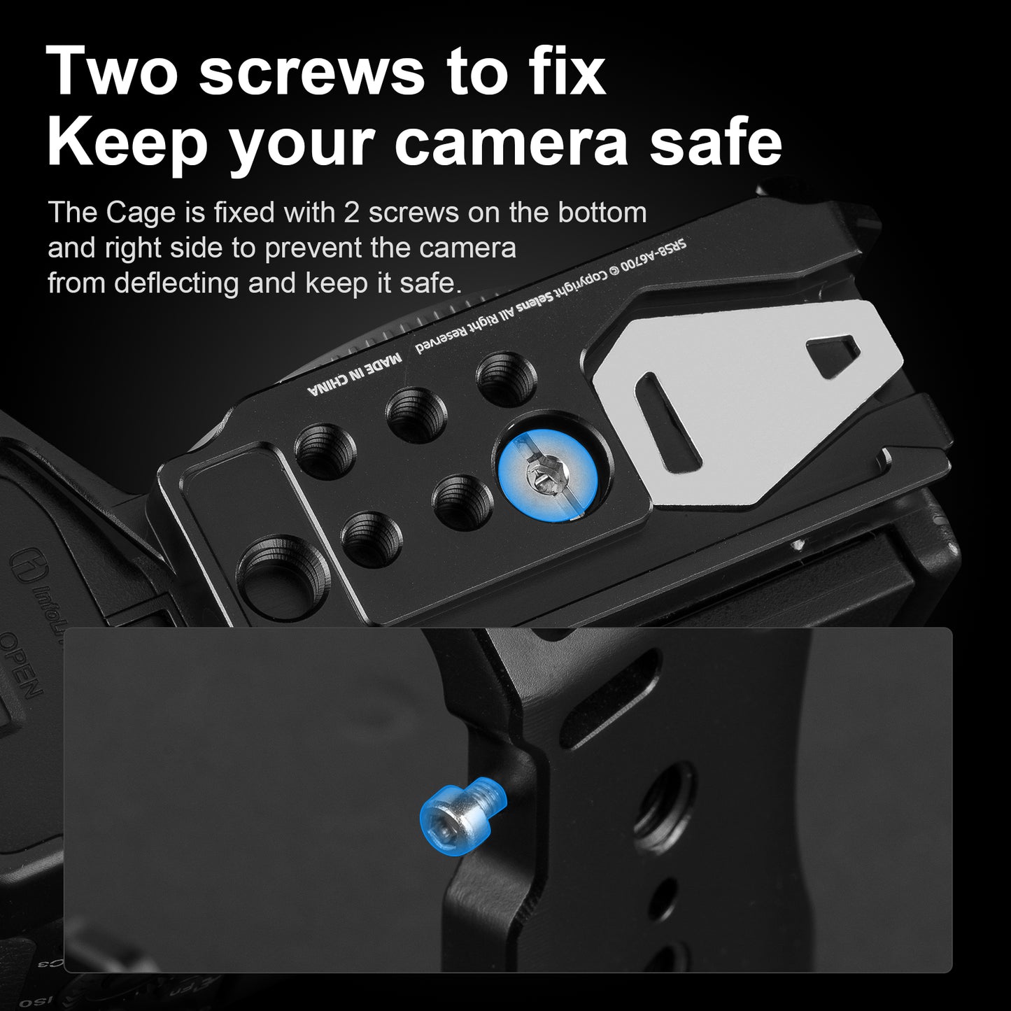 هيكل حماية للكاميرات سوني A7C II / A7CR – Sony A7C II / A7CR Camera Cage