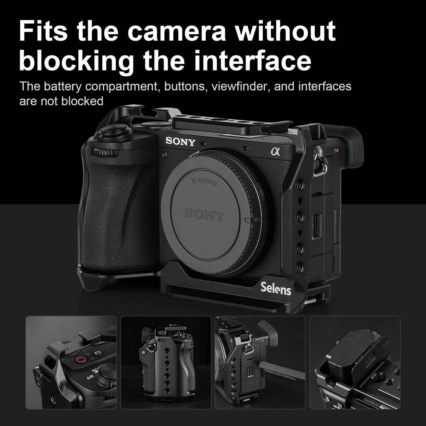 هيكل حماية للكاميرا سوني A6700 – Sony A6700 Camera Cage