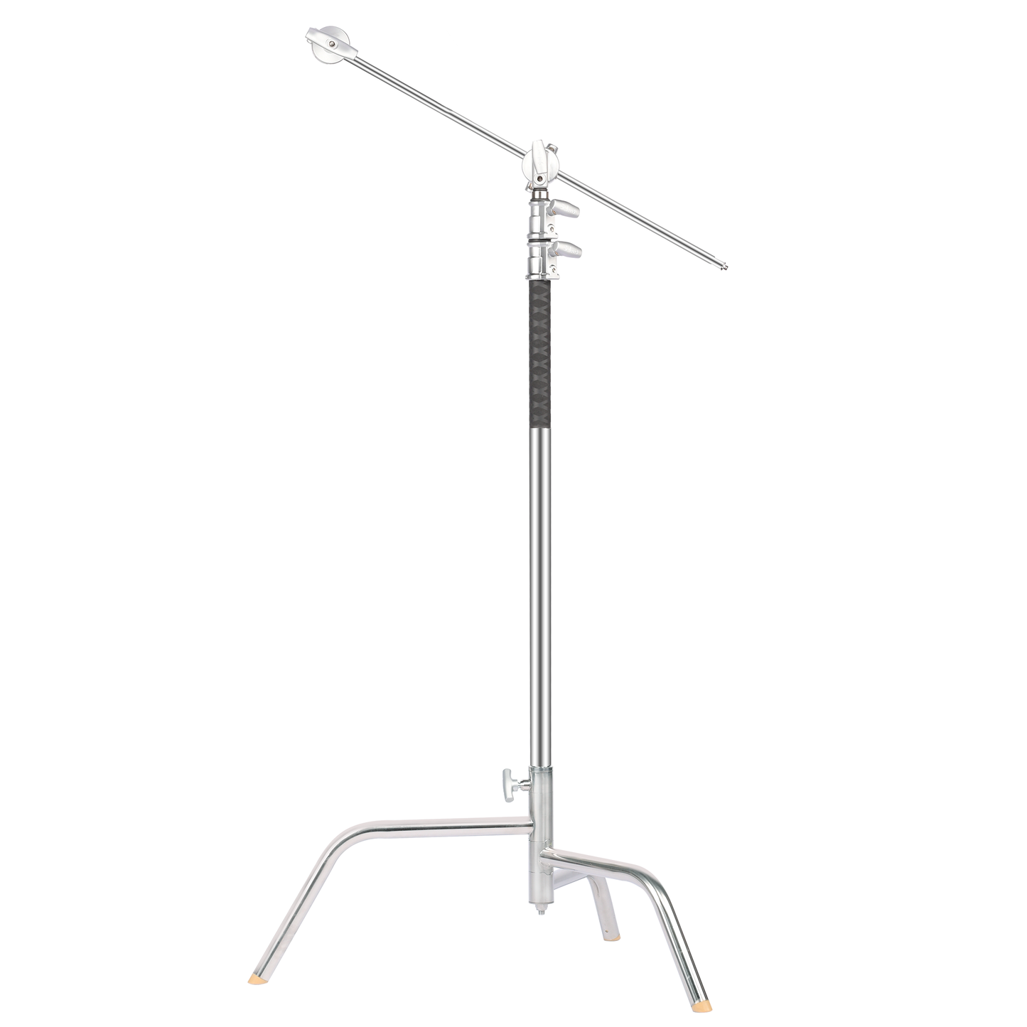 حامل C-Stand من الستانلس ستيل مع ذراع ومشبك – Stainless Steel C-Stand with Grip Head & Arm