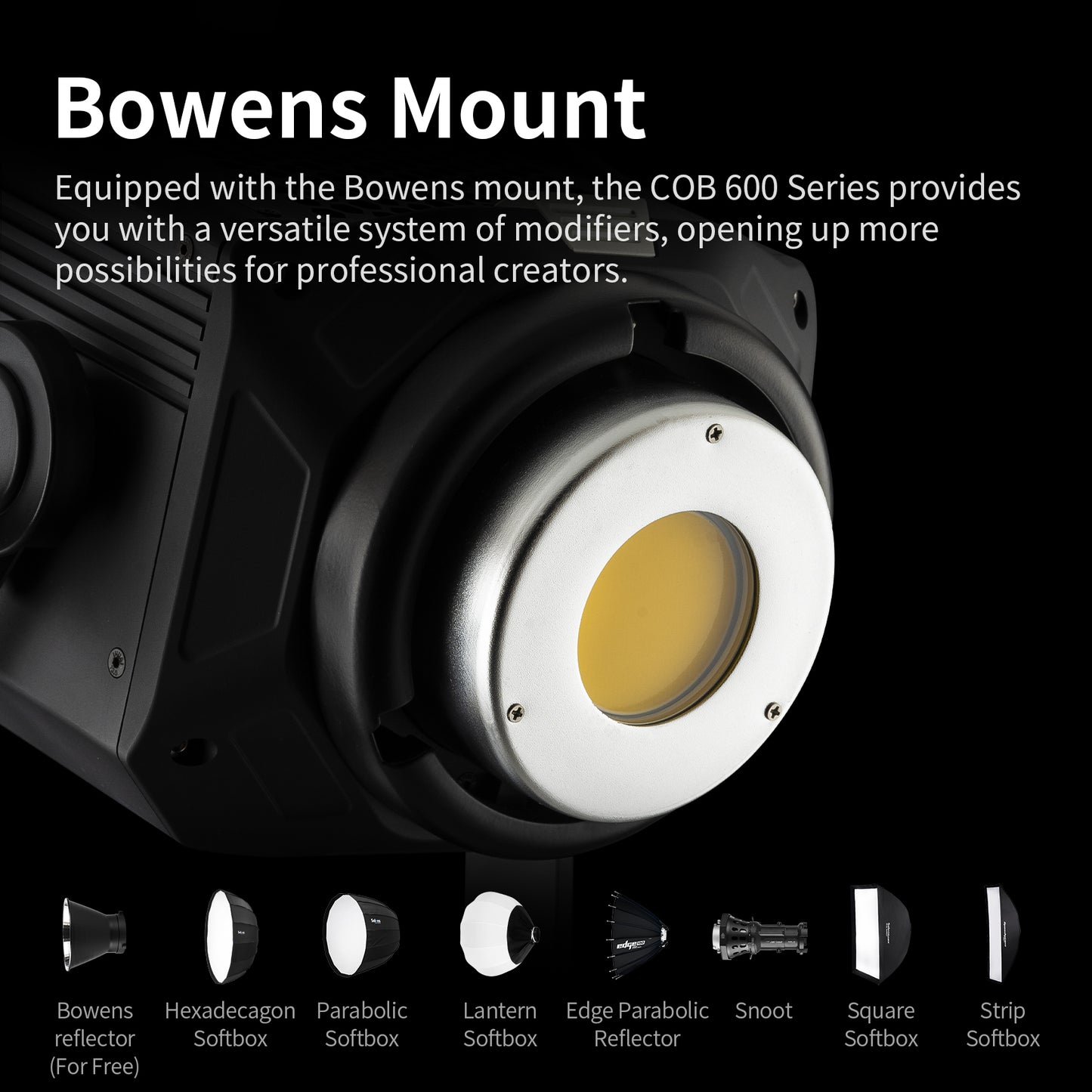 Apollo 600X Pro 600W Bi- Color Point-Source LED - إضاءه استوديو مركزيه احترافيه بلونين