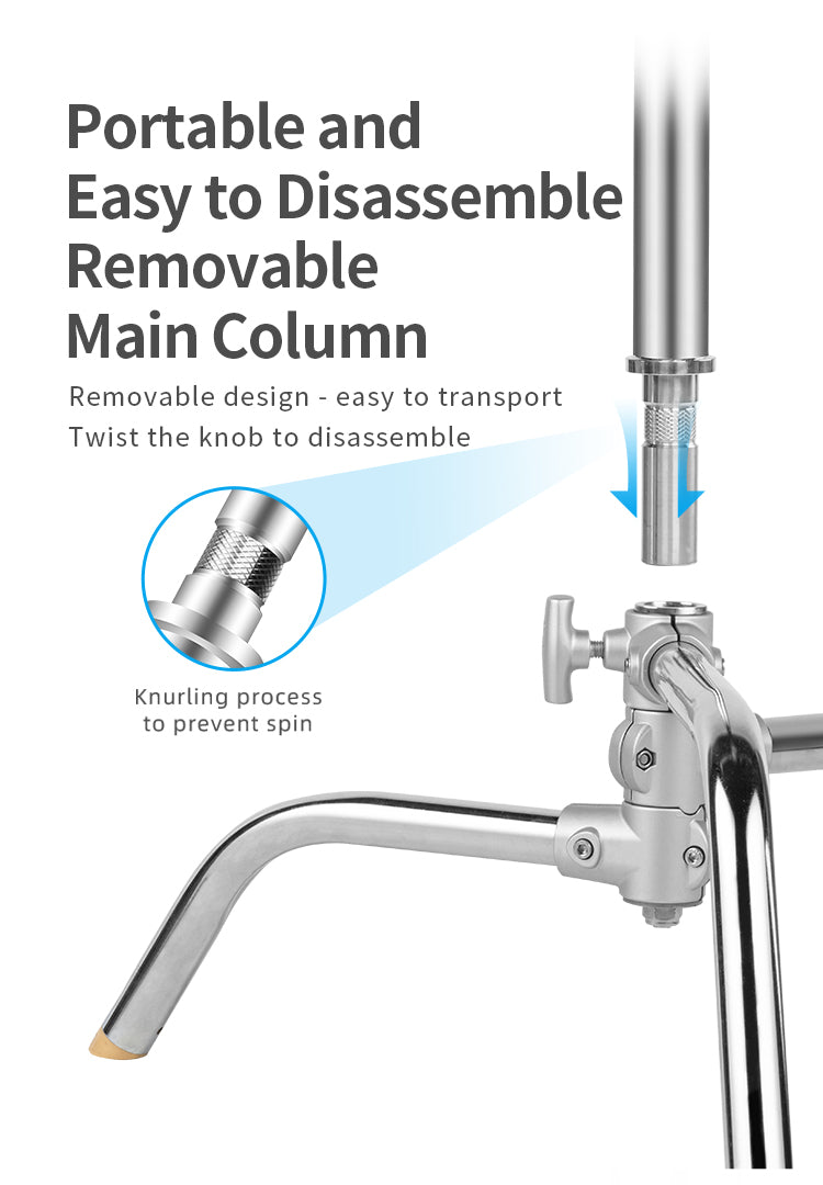 حامل C-Stand بطول 40 إنش مع ذراع – 40" C-Stand with Arm