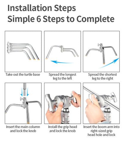 حامل C-Stand بطول 40 إنش مع ذراع – 40" C-Stand with Arm