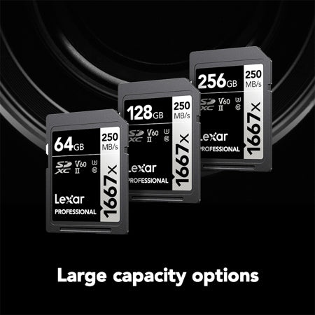 ذاكرة Lexar 1667x SD Card