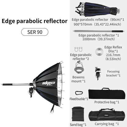 SER90 Edge Parabolic Reflector Kit – مجموعه العاكس البارابوليكي الحاد SER90