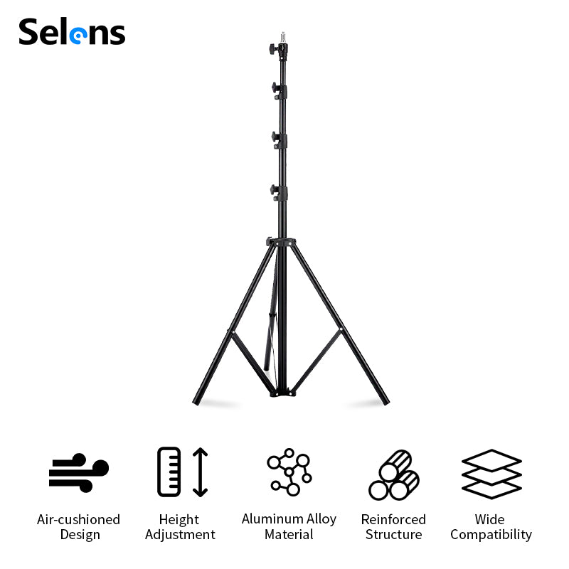 حامل للإضاءة والكاميرا بطول 2.6 متر – 2.6m Light & Camera Stand
