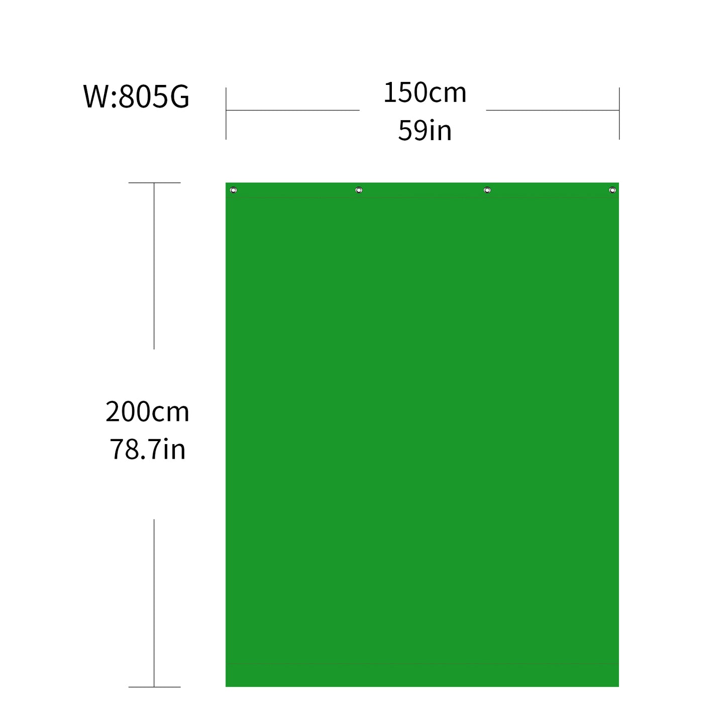 خلفية تصوير مزدوجة (أزرق / أخضر) – Double-Sided Background (Blue/Green) 150×200 cm
