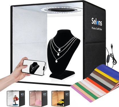 سوفت بوكس وعاكس إضاءة Selens Mini Studio | Selens Mini Studio